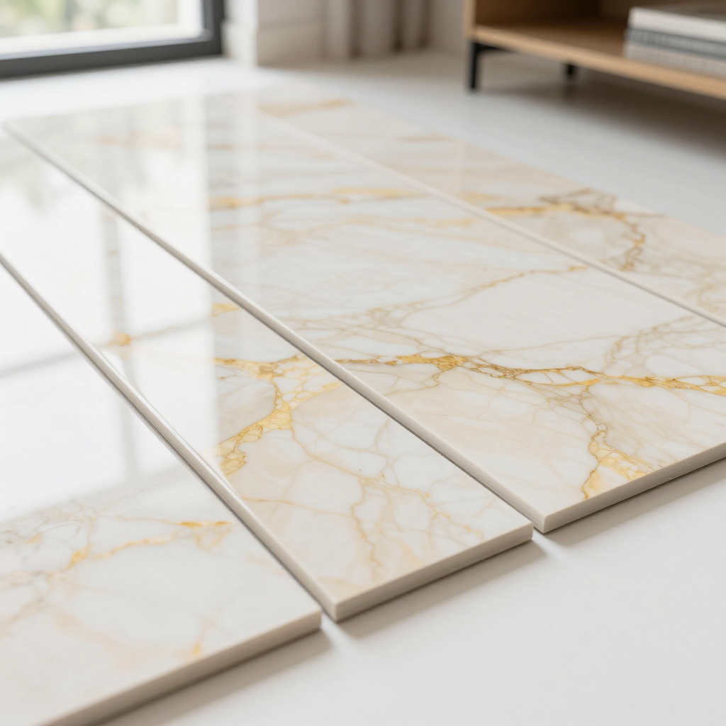 Самоклеюча вінілова плитка 600х300х1,5мм Мармур онікс — ідеальне рішення для стильного інтер'єру