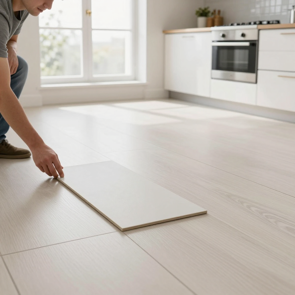 Самоклеюча вінілова плитка в рулоні 0,6*3m*2мм Мат SW-00002031 — просте рішення для стильного підлоги