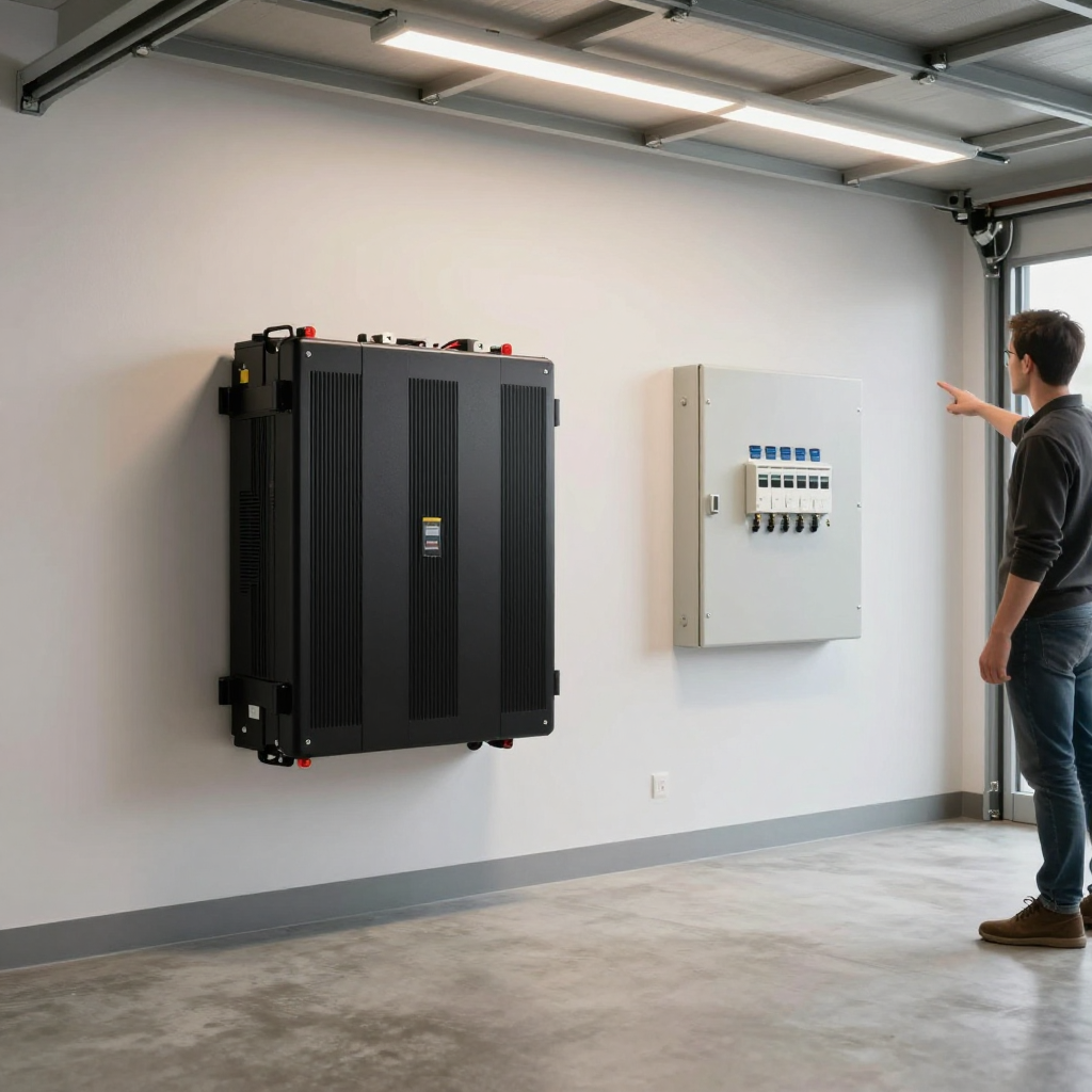 LiFePO4 5,12 кВт настінний/підлоговий акумулятор DAH Solar 51.2V 100Ah – надійне резервне живлення для дому