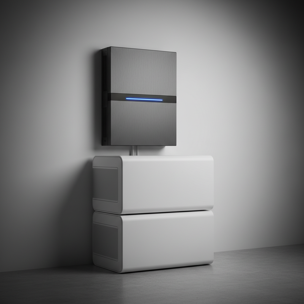 комплект резервного живлення будинку інвертор та акумулятор