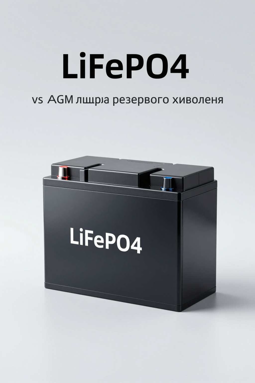 LiFePO4 vs AGM акумулятор що краще для резервного живлення