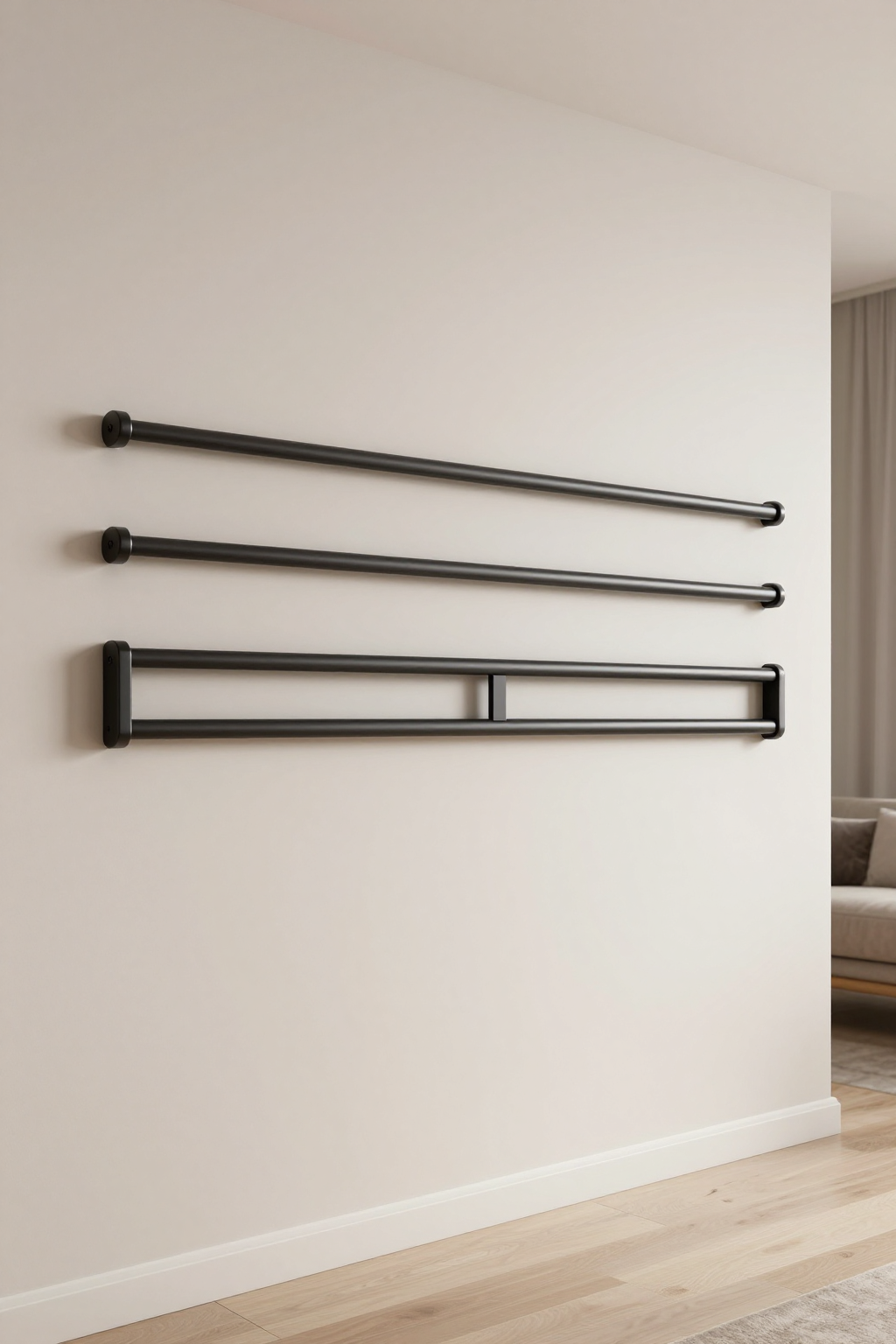 декоративні рейки для зонування простору ідеї