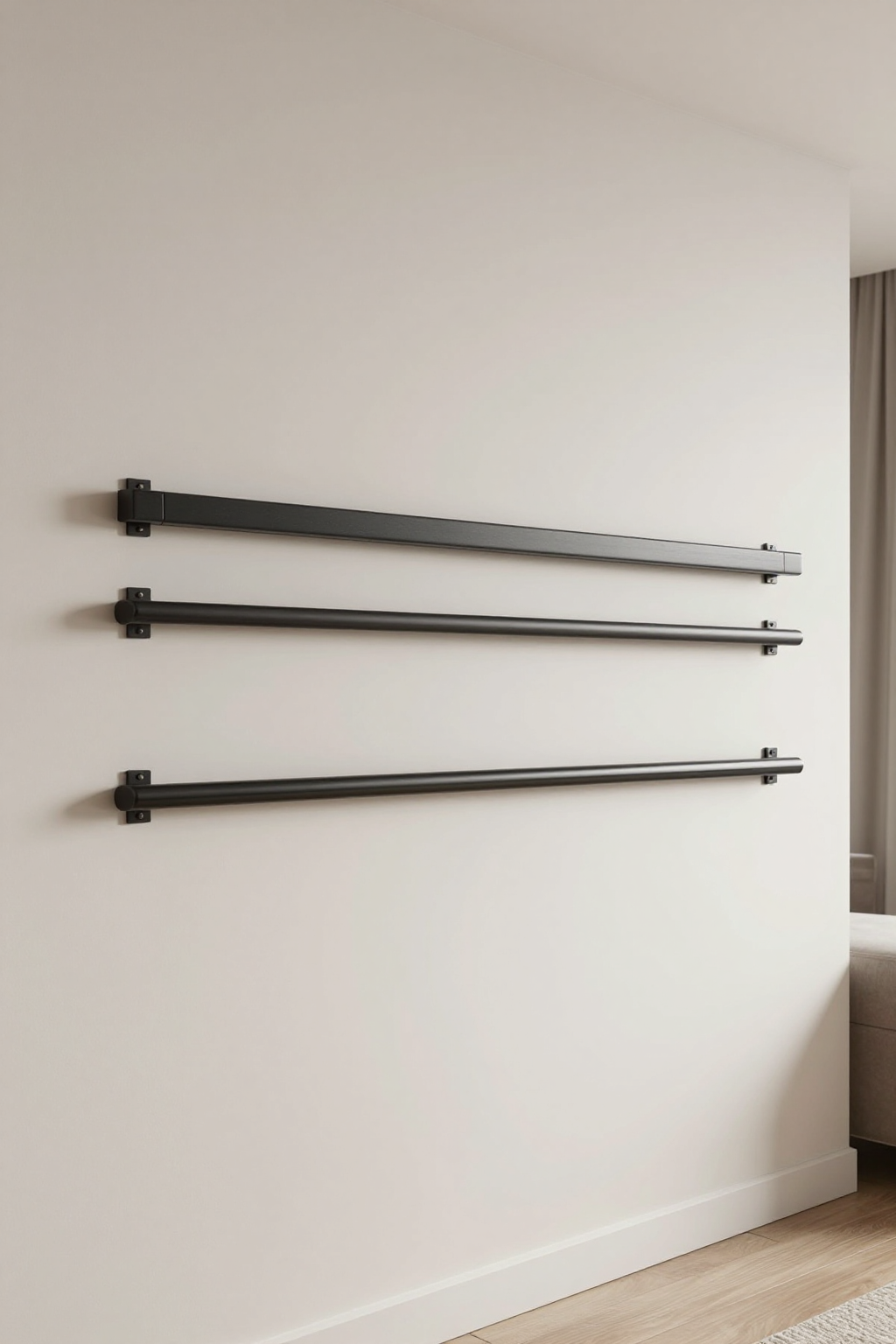 декоративні рейки для зонування простору ідеї